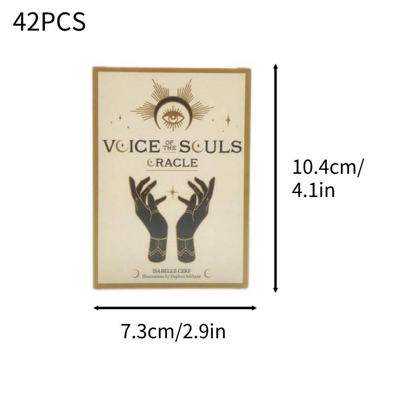 Оракул Голоса Душ Межграничная Развлекательная Настольная Игра с Картой Интерактивных Способностей)